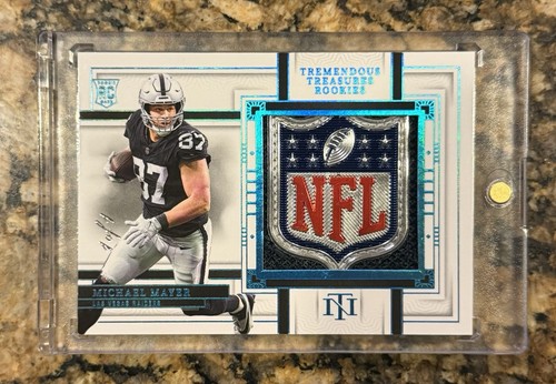 2023 Panini National Treasures Michael Mayer NFL Shield Tremendous Patch RC 1/1