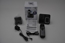 Panasonic KX-TGD530M DECT 6.0 1.90 GHz Cordless Phone Metallic Black