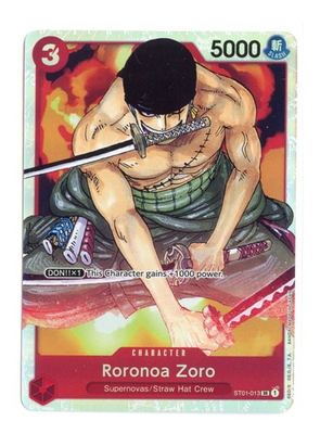 #ad #ad Roronoa Zoro ST01 013 SR Foil One Piece Starter Deck 1 Straw Hat Crew English NM $5.99
