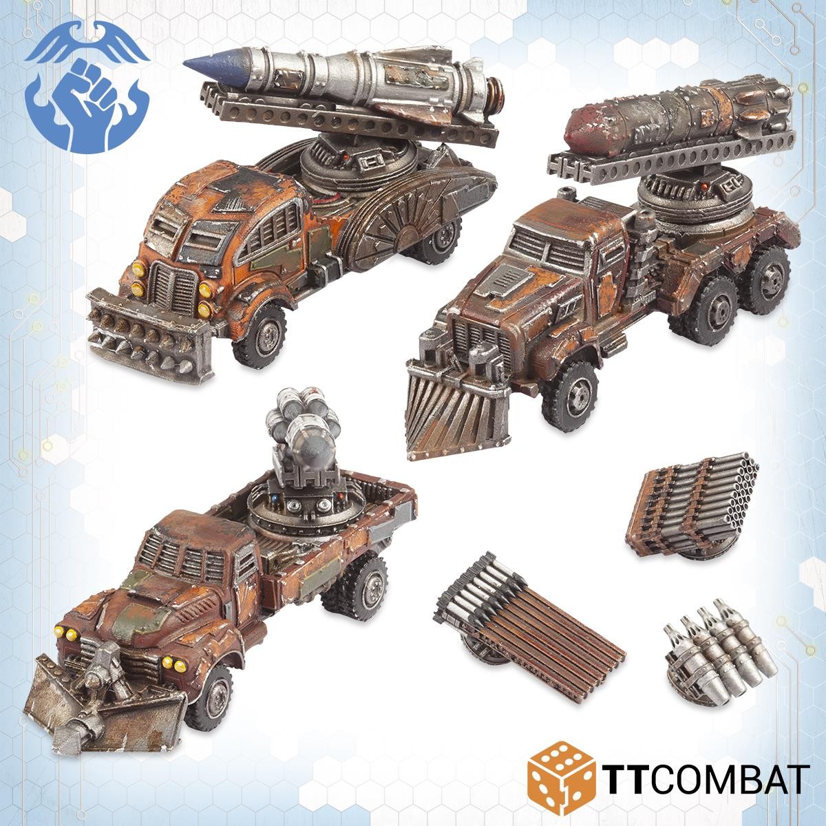 Dropzone Commander BNIB Storm Artillery Wagons