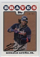 2021 Topps Transcendent Party 78/95 Ronald Acuna Jr #2008-RA ms9