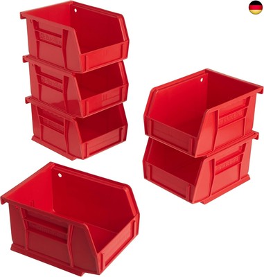 akro-mils 30210 AkroBins Kunststoff-Aufbewahrungsboxen zum Stapeln, für 
