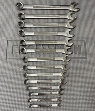 Craftsman 14pc Metric 6 Point Combination Wrench Set 44155 6-19mm Craftsman 14pc Metric 6 Point Combination Wrench Set 44155 6-19mm