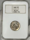 1929-P 5c Buffalo Nickel NGC MS64 Indian Head Five Cents Philadelphia Coin