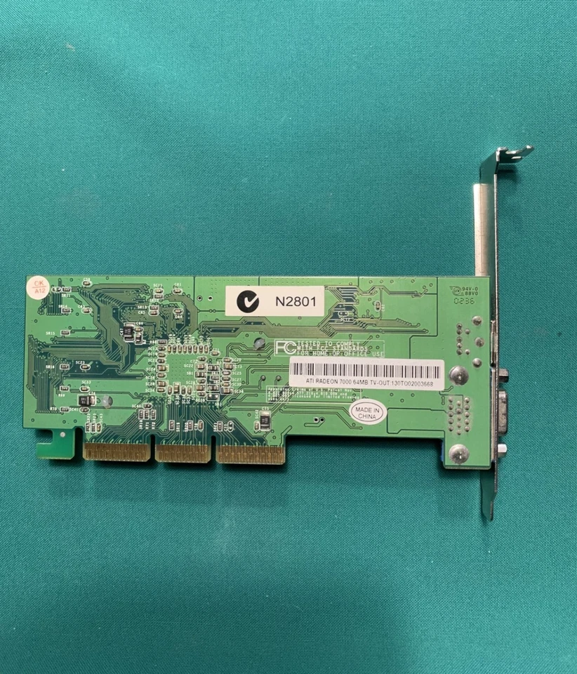 Sapphire ATI Radeon 7000 64MB DDR VGA / TV OUT AGP Graphics Card - Image 2 of 2