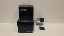 GoPro Hero 4 Silver With LCD touch BacPac Screen W Accessories + Extra Battery 