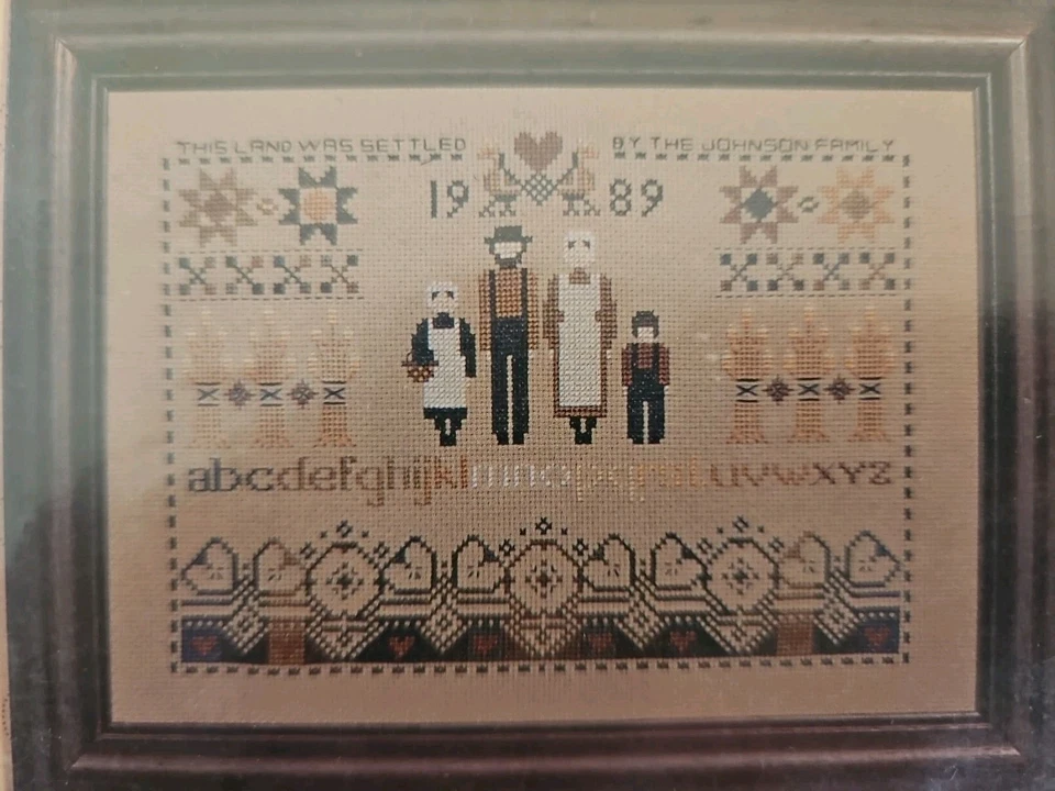 Told in a Garden SETTLERS SAMPLER Cross Stitch Pattern by Marilyn Leavitt Imblum - Image 2 of 3