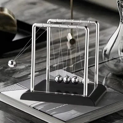 Newton's Cradle Steel Balance Ball Physics Science Pendulum Desk Fun Toy