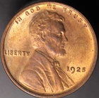1925  LINCOLN CENT FRESH FROM ORIGINAL COLLECTION | LOT BB-458