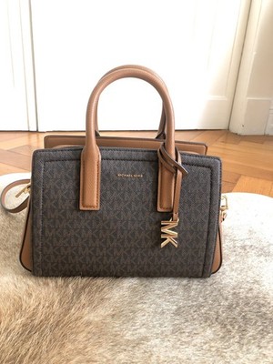 Michael Kors Leila Satchel - Neu & ungetragen Brown/Acorn