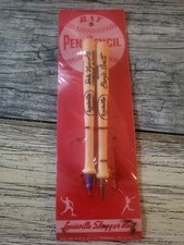 Vtg Louisville Slugger Pen Pencil Bat Set  Dale Murphy George Brett
