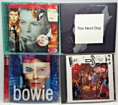 David Bowie CD Lot : Changesbowie, Never Let Me Down, Next Day, Best of Bowie