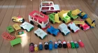 VTG FISHER PRICE LITTLE PEOPLE  FIGURES VEHICLES & FURNITURE BIG LOT 30PC