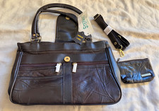 •♥• STEFANO Handtasche NEU braun Leder Damentasche Umhängetasche •♥•