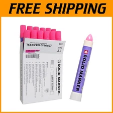 Quick-Dry Fluorescent Pink Paint Pens, 12 Count