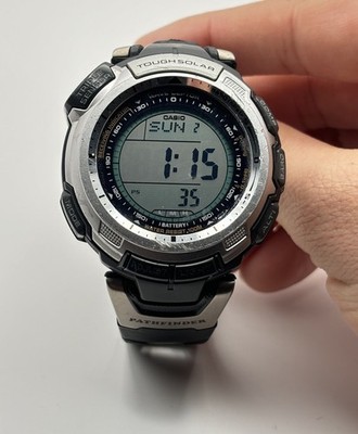 Casio Pathfinder 3070 PAW-1300 Triple Sensor Tough Solar  display picture 3
