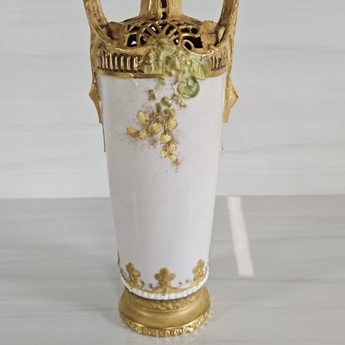 Antique Art Ernst Wahliss Vase Made In Austria - Picture 10 of 11