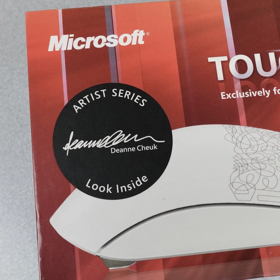 Microsoft Touch Mouse Limited Edition Artist Series Deanne Cheuk Windows 7 NEW - Image 3 of 4