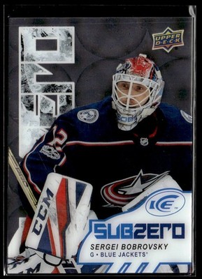 2017-18 Upper Deck ICE Sub Zero Sergei Bobrovsky #SZ-11