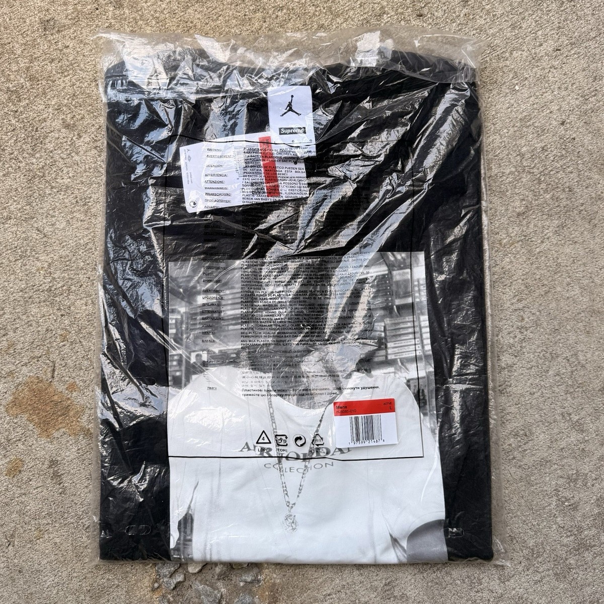 Supreme x Air Jordan Biggie S/S Top FW24 Notorious BIG T-Shirt