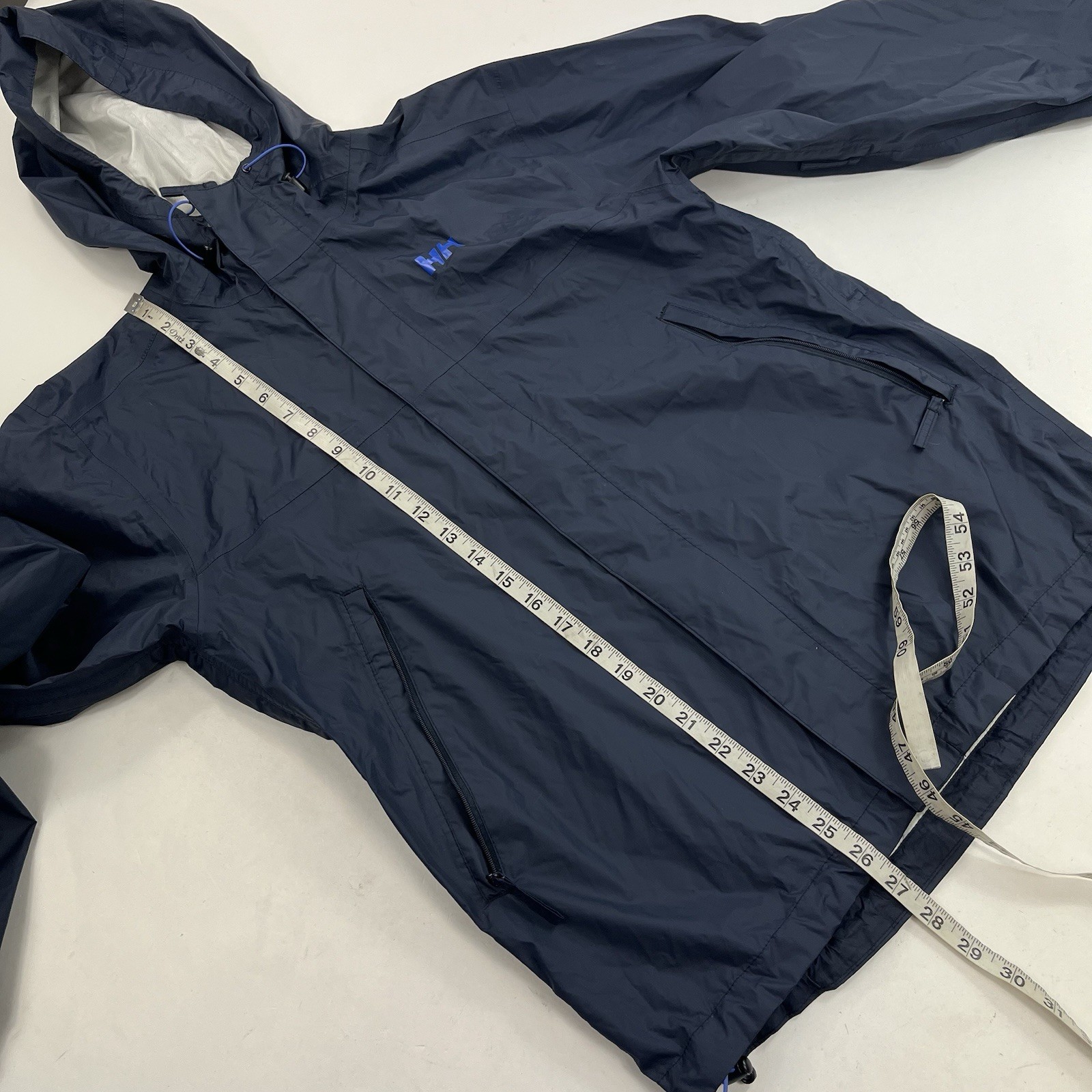 Helly Hansen Blue Rain Jacket Shell Windbreaker S… - image 8