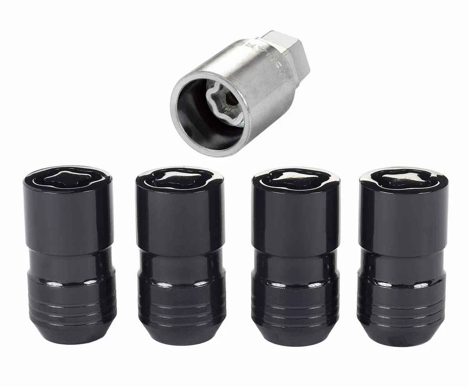 Universal Wheel Lug Nut Lock set/kit MCGARD M14 x 1.5 BLACK with Key - Image 2 of 4
