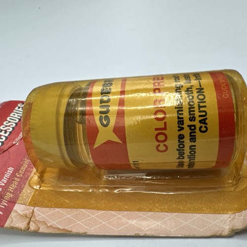Vintage Gudebrod #111 Color Preserver One Fluid Ounce Quick Drying Non Blushing - Picture 2 of 7