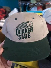 Vintage Quaker State Racing Snapback Hat Gas Oil