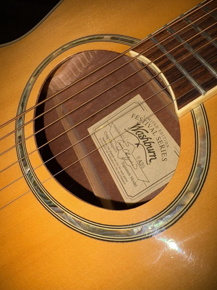 Craig Chaquico Acoustic Ea26 Festival Series Acoustic Electric Guitar - Image 3 of 4