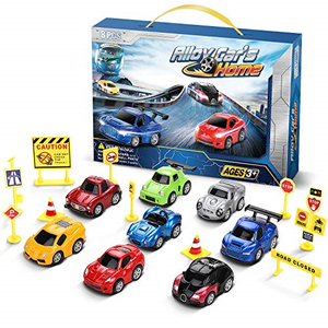 small plastic toy cars