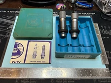 Vintage BAIR .219 Zipper two Die set & Box (hard to find)