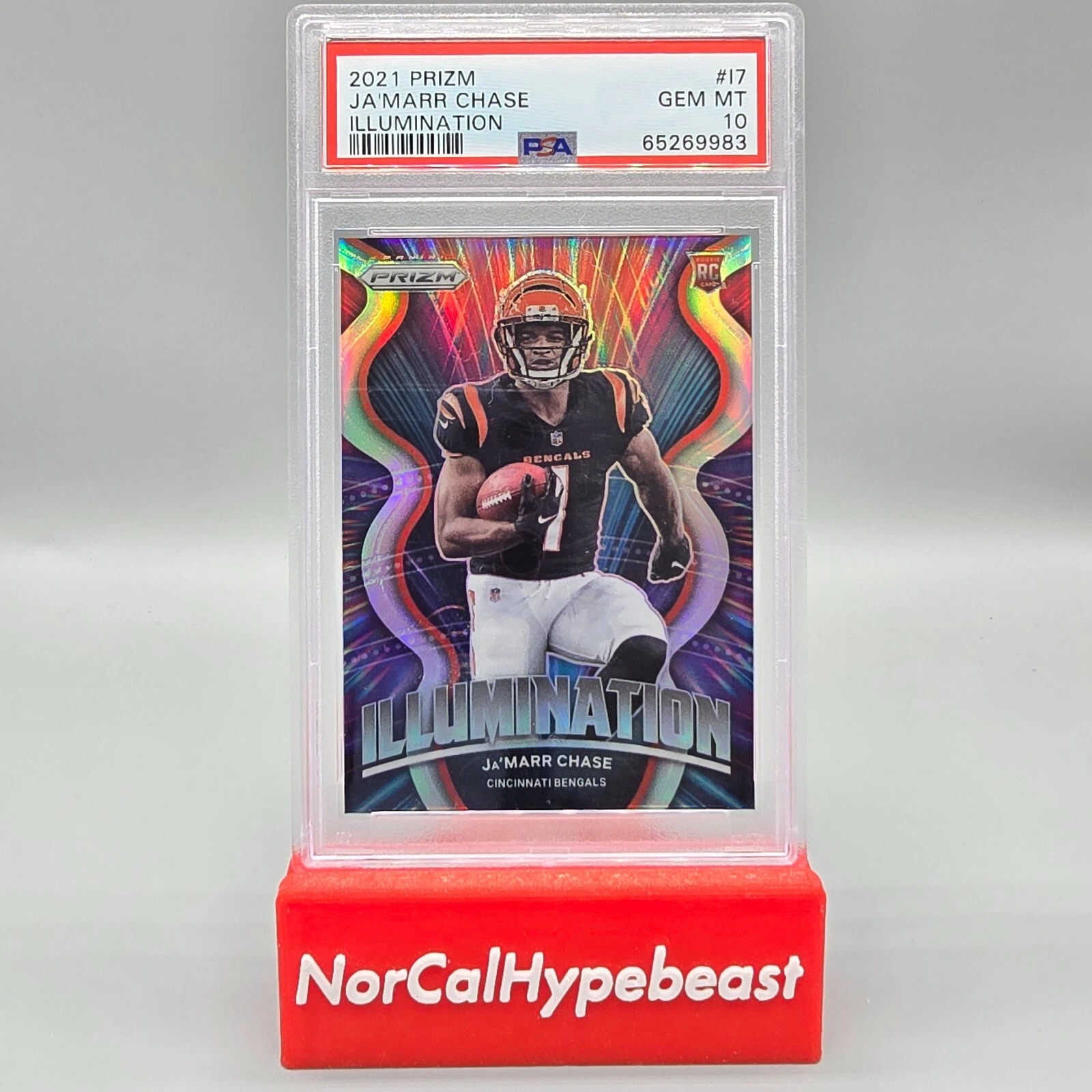 JaMarr Chase Panini Prizm Illumination #I7 Base