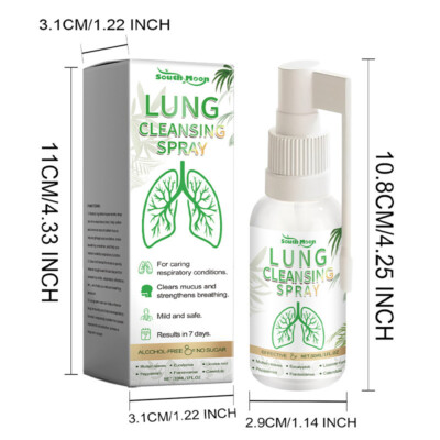 30ML Lung Detox Herbal Cleansing Spray für Raucher Clear Nasal Congestion