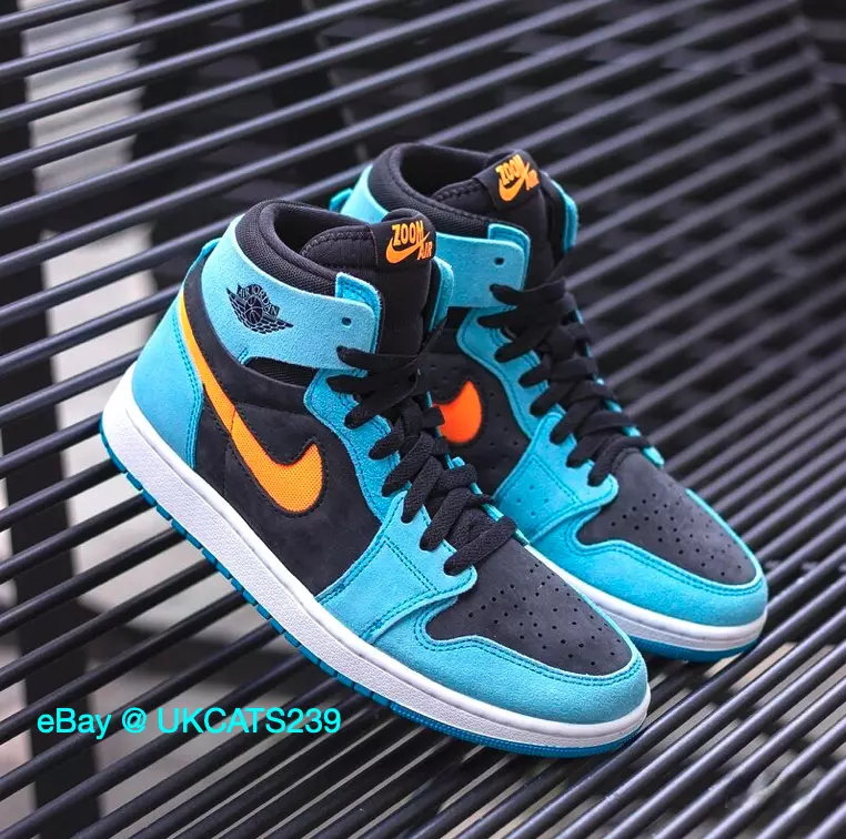 Nike Air Jordan 1 Zoom Air CMFT 2 Shoes Bleached Aqua DV1307-408