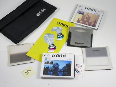 f.64 Lens Filter Case with 4 filters + more Cokin filters as pictured