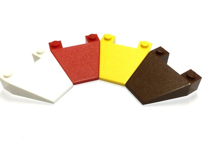 LEGO 4858 4X4 Keil ohne Noppenkerben (1er Pack) FARBE WÄHLBAR - KOSTENLOSER VERSAND!