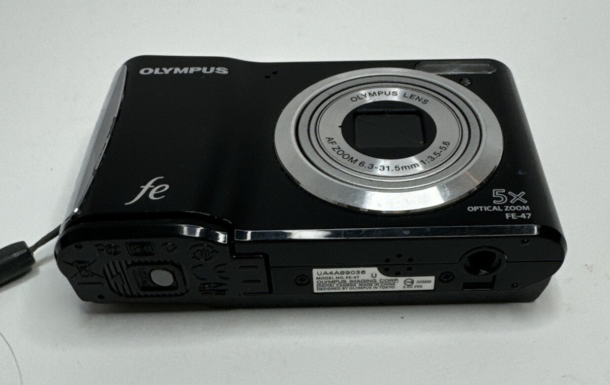 Olympus FE-47 14.0MP Digital Camera - Black AS IS For parts