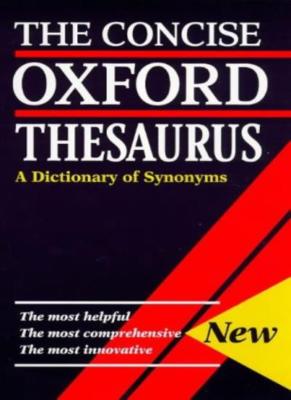 The Concise Oxford Thesaurus By OUP