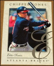 1997 Donruss Elite Series Chipper Jones Insert Card #5 Atlanta Braves 2304/2500