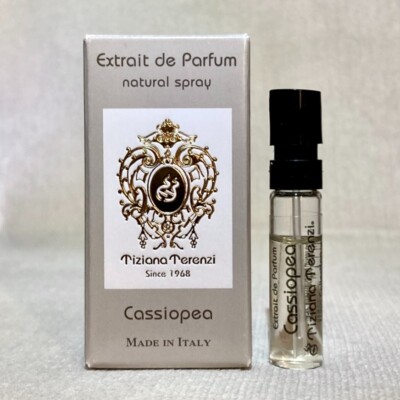 Tiziana Terenzi Cassiopea Extrait de Parfum Sample Spray .05oz, 1.5ml New in Box
