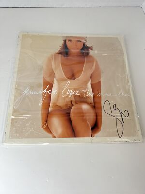 Jennifer Lopez This Is Me  Then Signed Black Vinyl LP JLO Autographed In Hand