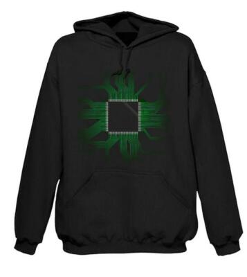 CPU HOODY - Gaming Crowd Gamer Nerd I.T. Computer Techie IT T-Shirt Geek