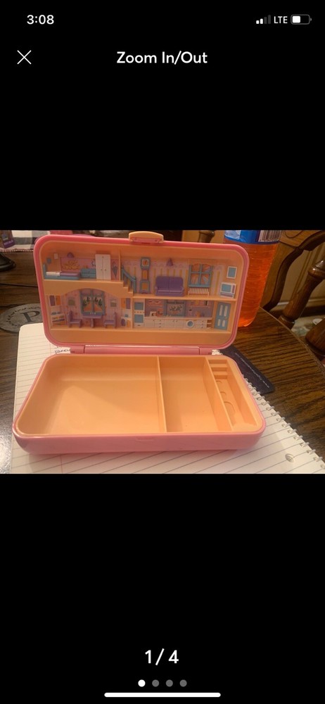 Polly Pocket Vintage 1990 Pretty Hair Playset Bluebird Toys w/6 dolls