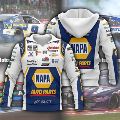 Hendrick Motorsports Hoodie 3D Auto Parts Chase Elliott All-over Print Hoodie