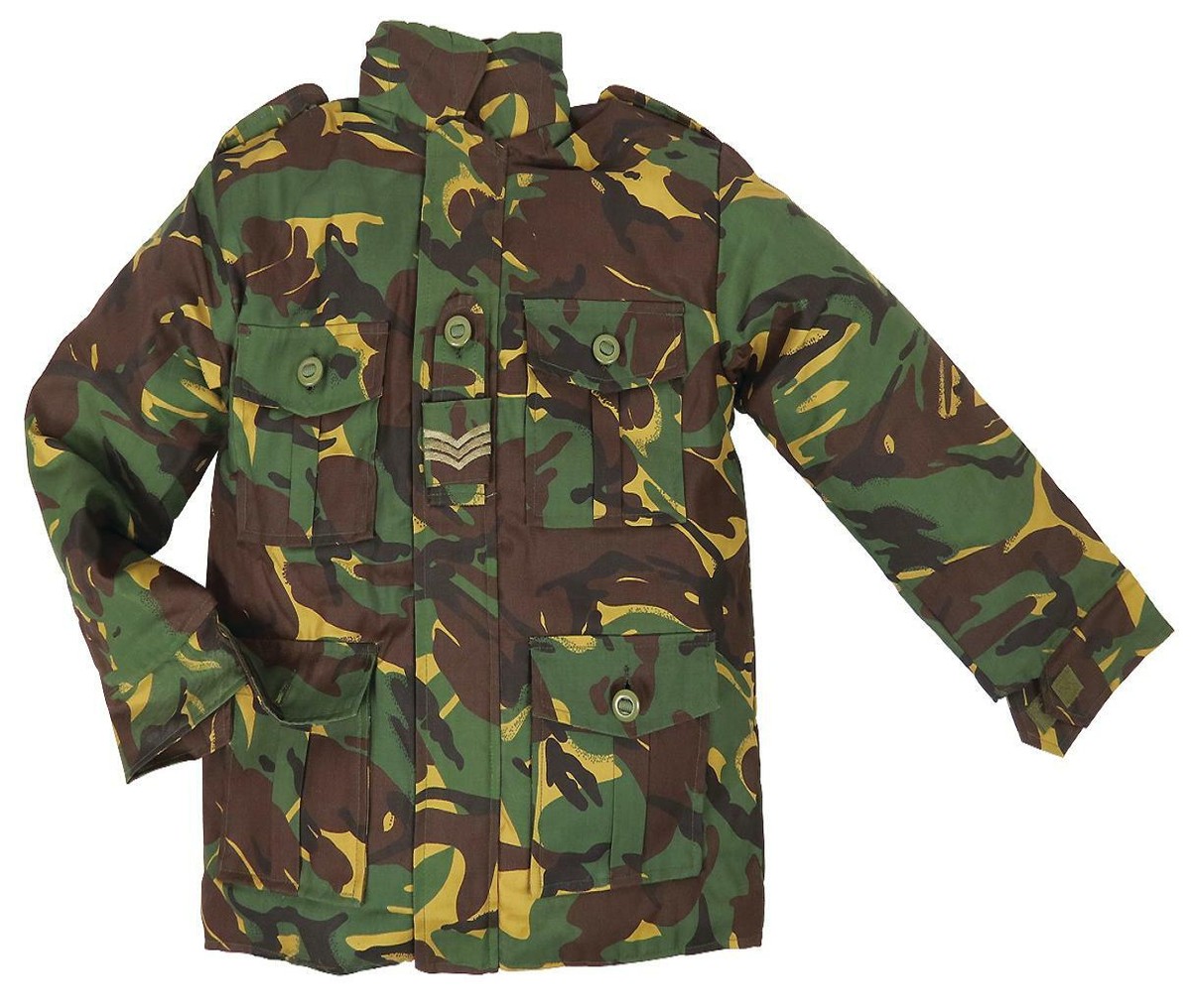 NEW ARMY PADDED COMBAT JACKET boys 3-4 tough military green camo