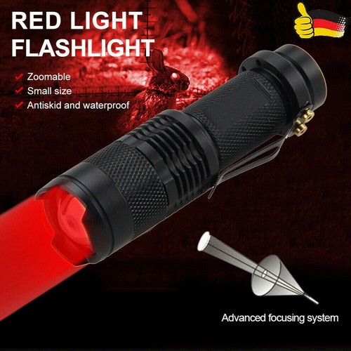 9LED Rotlicht 670nM Taschenlampe Gegen Verschlechterung der Sehkraft Rote Fackel - Bild 2 von 12