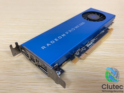 AMD Radeon Pro WX3100 4GB PCI-E Dual M.D.Port/D.Port Video Card 102D0910100 HH