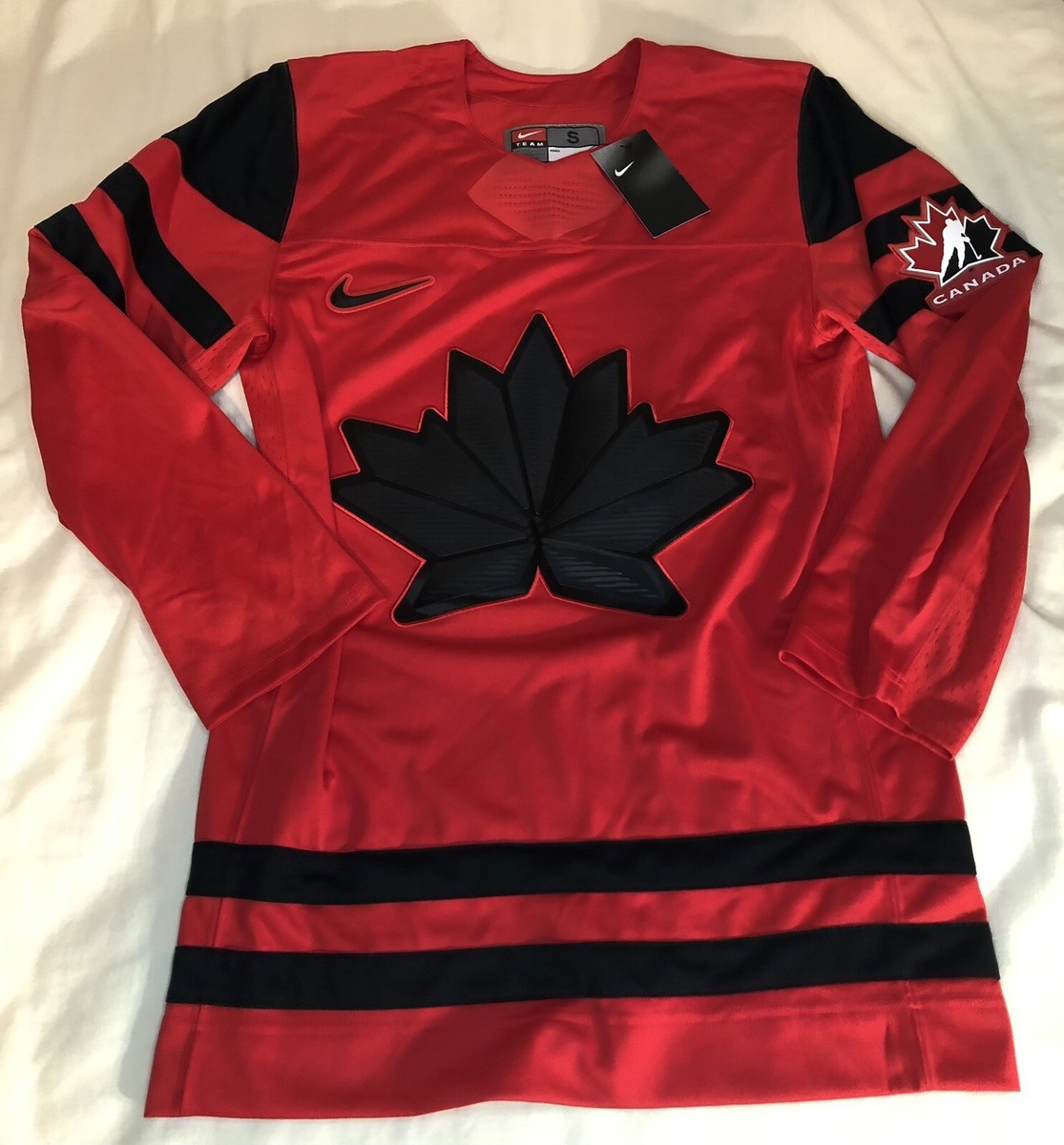 Nike x Team Canada Olympic Hockey Jersey University Red Men’s Size S New