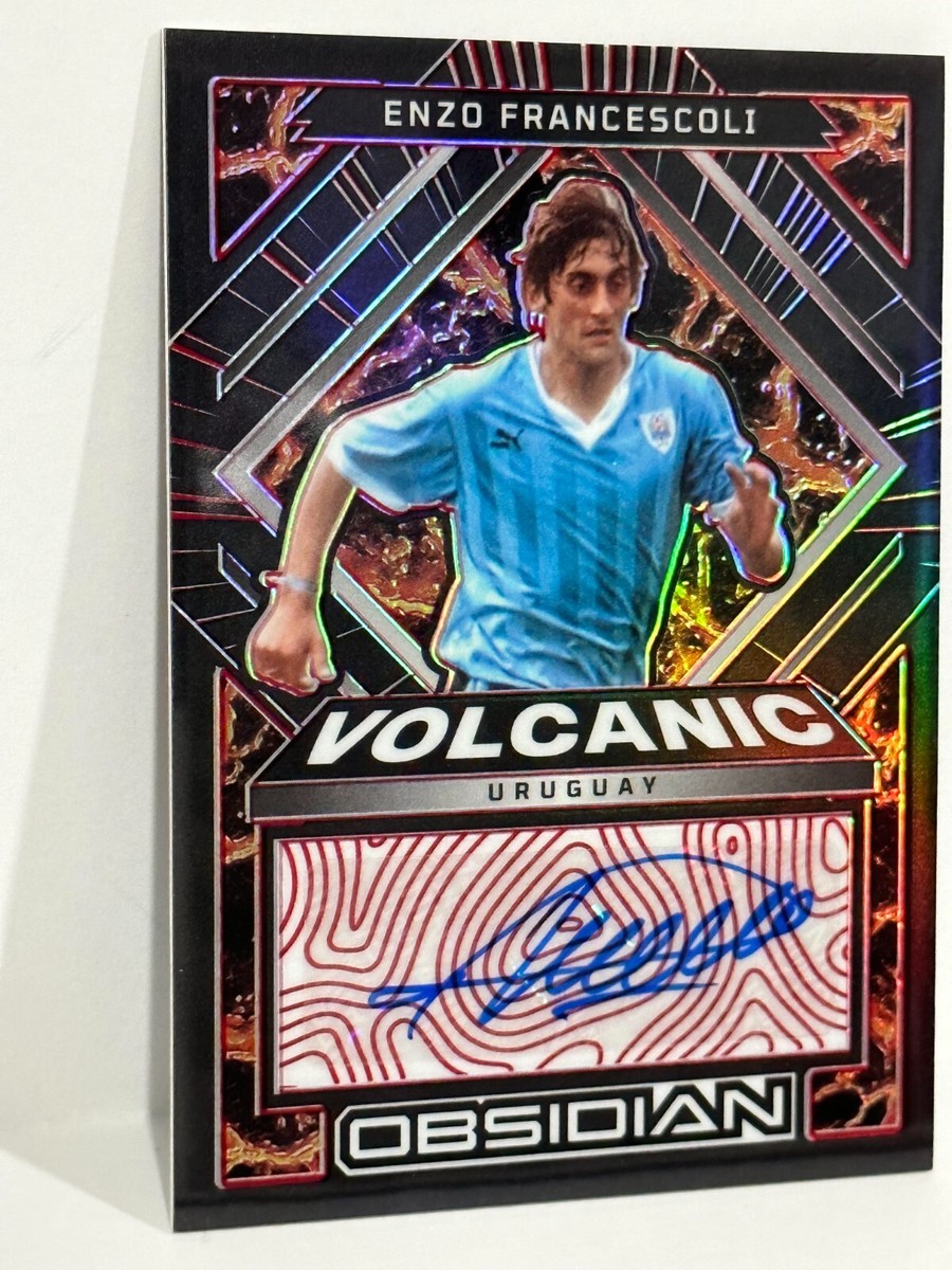 2022-23 Panini Obsidian Uruguay Volcanic Signatures Enzo