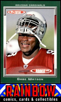 2006 Topps Total #524 Gabe Watson Arizona Cardinals | eBay
